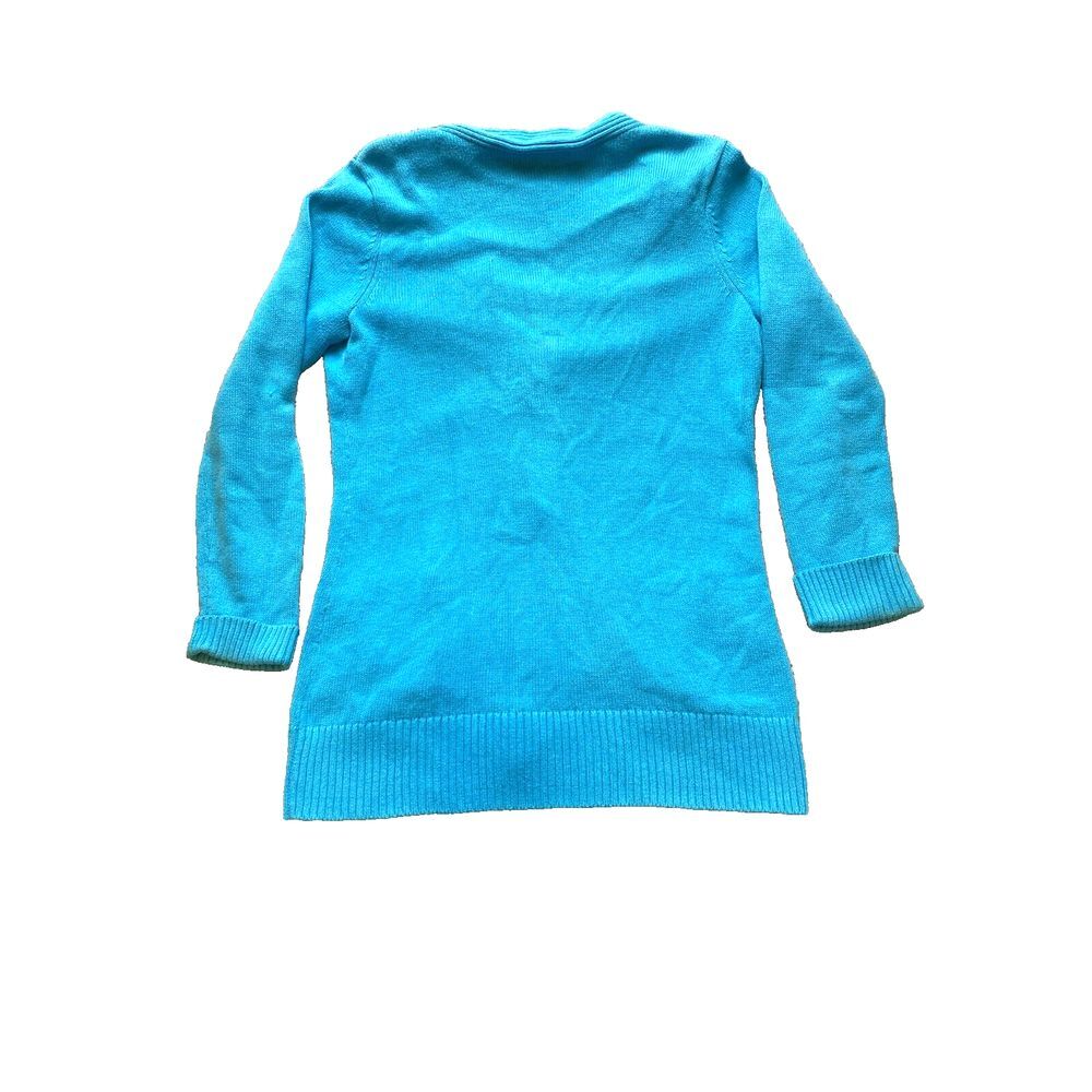 Pendleton Sweater Womens Small Blue Button Front … - image 8